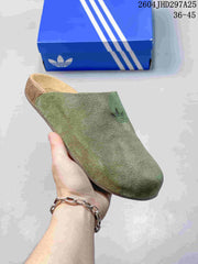 Adidas Originals Adimule Mule Slippers, Suede-Look Closed Toe