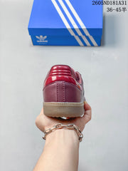 Adidas Samba OG Low-Top Sneakers, Burgundy and Red