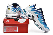 Nike Air Max Plus Blue White Running-Style Sneakers