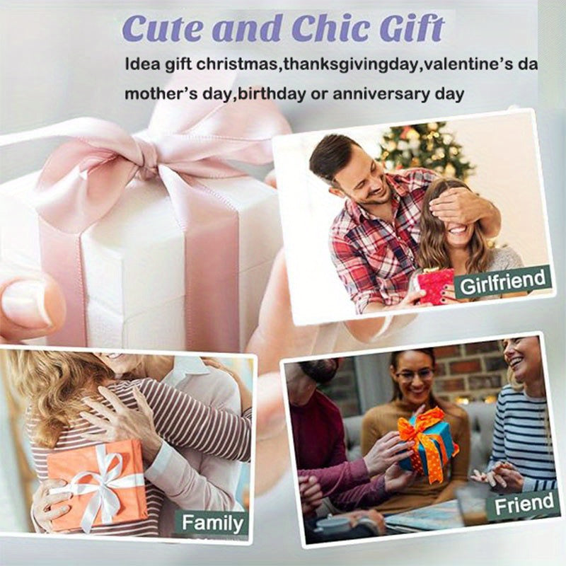 1pc Compact Flip Pocket Mirror, Polished and Modern Decorated plate with colorful elements Travel Makeup Mirror, Durable Metal, Lightweight for Outings, Polished Modern Look