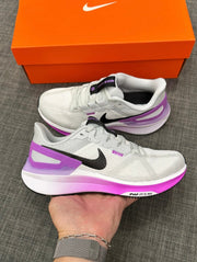 Nike Structure 25 Running Shoes White Purple DJ7884-100