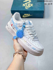 Nike Air Force 1 Low New Year White Blue Sneakers