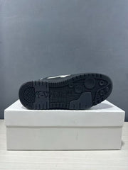 Off-White Out Of Office Sneakers Black White OMAI89C99LEA0191001