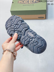 KEEN Hyperport Clog Leather Closed-Toe Sandals, Navy