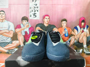 Nike LeBron Witness Basketball Shoes in Navy and Volt Green