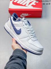 Nike Big Low Men's Low-Top Sneakers White Blue 355152-04
