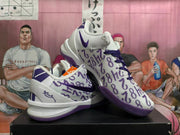 Nike Kobe 8 Basketball Shoes White Purple