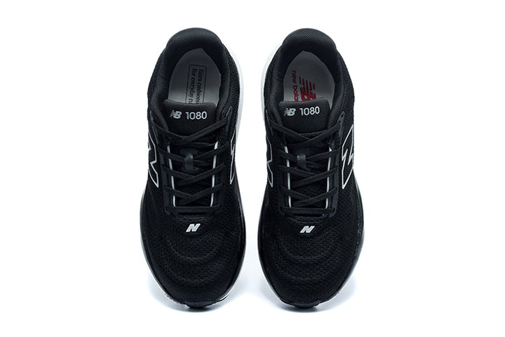 New Balance 1080 Black and White Running Shoes