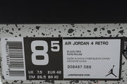 Jordan Air Jordan 4 Retro Black Red Sneakers