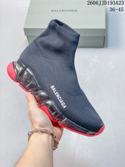 Balenciaga Sock Sneakers with Segmented Sole