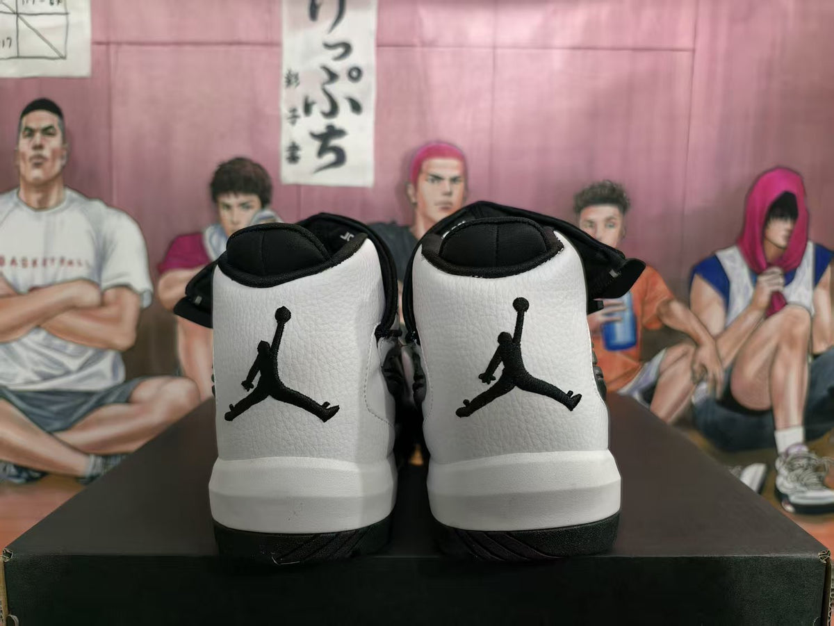 Jordan White Black High-Top Basketball Sneakers