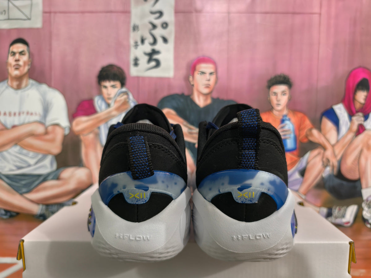Black and Blue Basketball Sneakers