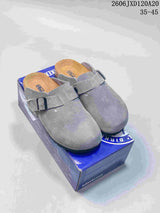 Birkenstock Boston Suede Clog in Gray
