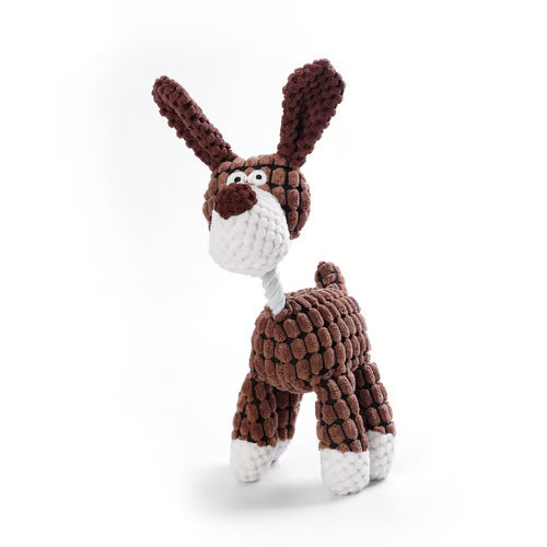 Durable Plush Dog Toy | Squeaky Chew Toy for Aggressive Chewers