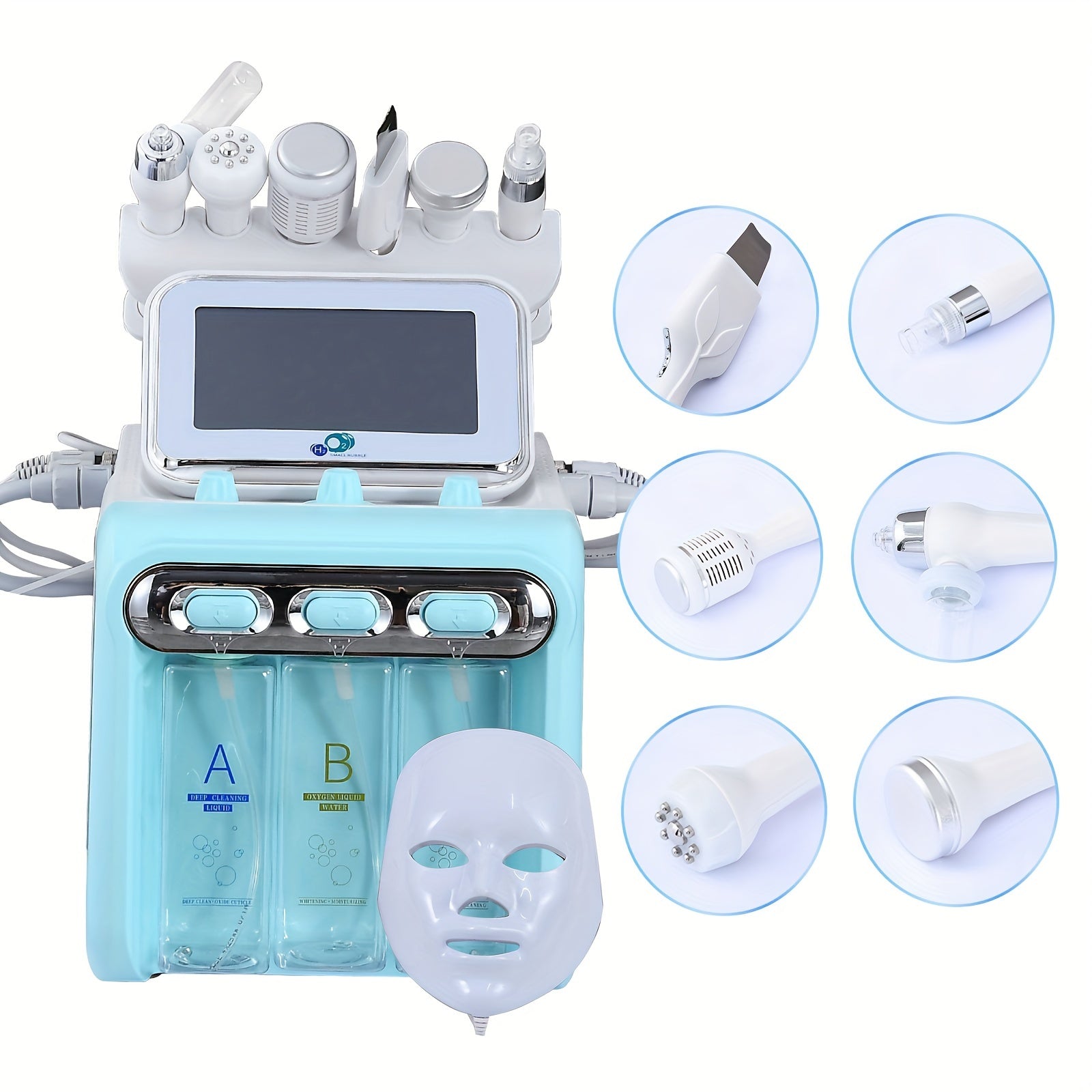 7-in-1 Facial Massager, Facial Beauty Cleaning Device, Household Multifunctional Beauty Equipment, Gift For Friends And Parents, Holiday Gifts