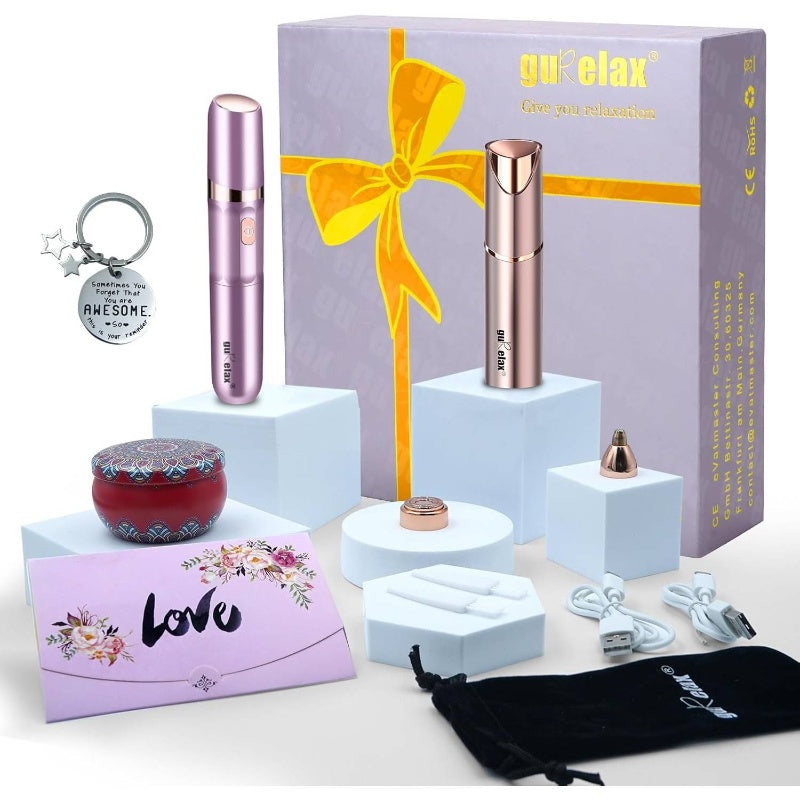 Beauty Epilator+ Hair Remover Women, Hair Removal Device Set, Portable Epilation System, Painless Shaver Body Face Chin Lip, Hair Removal Tool, Epilation System, Handheld Device, Sleek Grooming Tool, Durable Construction, Highquality Epilator