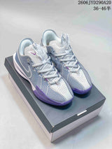 Nike Air Zoom GT Cut Basketball Shoes in Blue and Purple