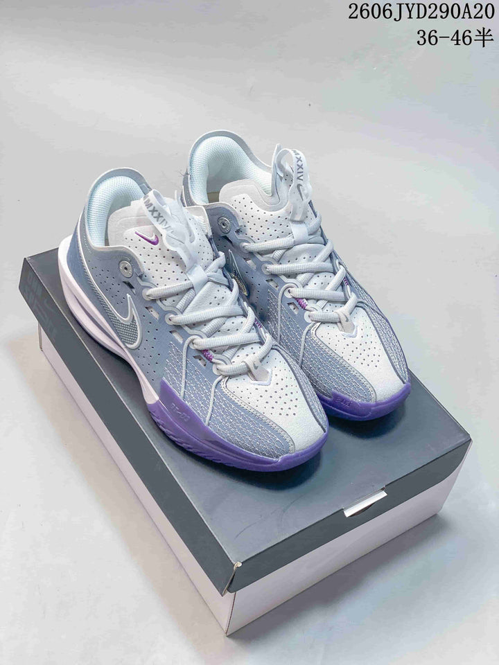 Nike Air Zoom GT Cut Basketball Shoes in Blue and Purple