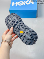 HOKA Tor Summit Low-Top Shoes in Blue and Yellow