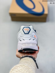 ASICS GEL-1090 White Navy Orange Sneakers