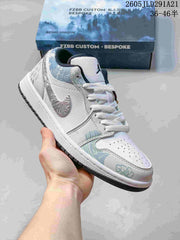 Jordan Air Jordan 1 Low Custom Graphic Sneakers
