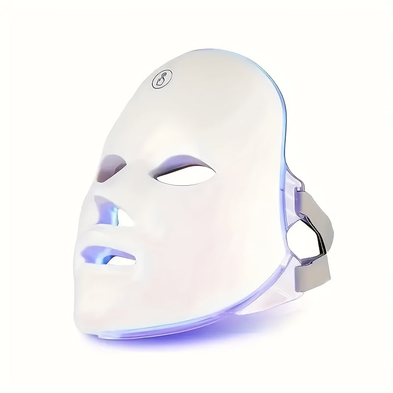 7-color Rechargeable LED Face Mask for Light Beige Care And Facial Skincare, Perfect for Mother's Day, Thanksgiving, Gifts, Girlfriends, Best Friends, And Mothers
