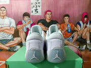 Jordan White Basketball Sneakers