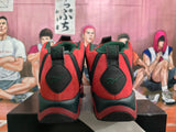 Reebok Red and Black High-Top Basketball Sneakers