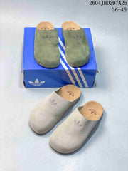 Adidas Originals Adimule Mule Slippers, Suede-Look Closed Toe