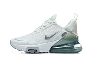 Nike Air Max 270 White and Green Sneakers