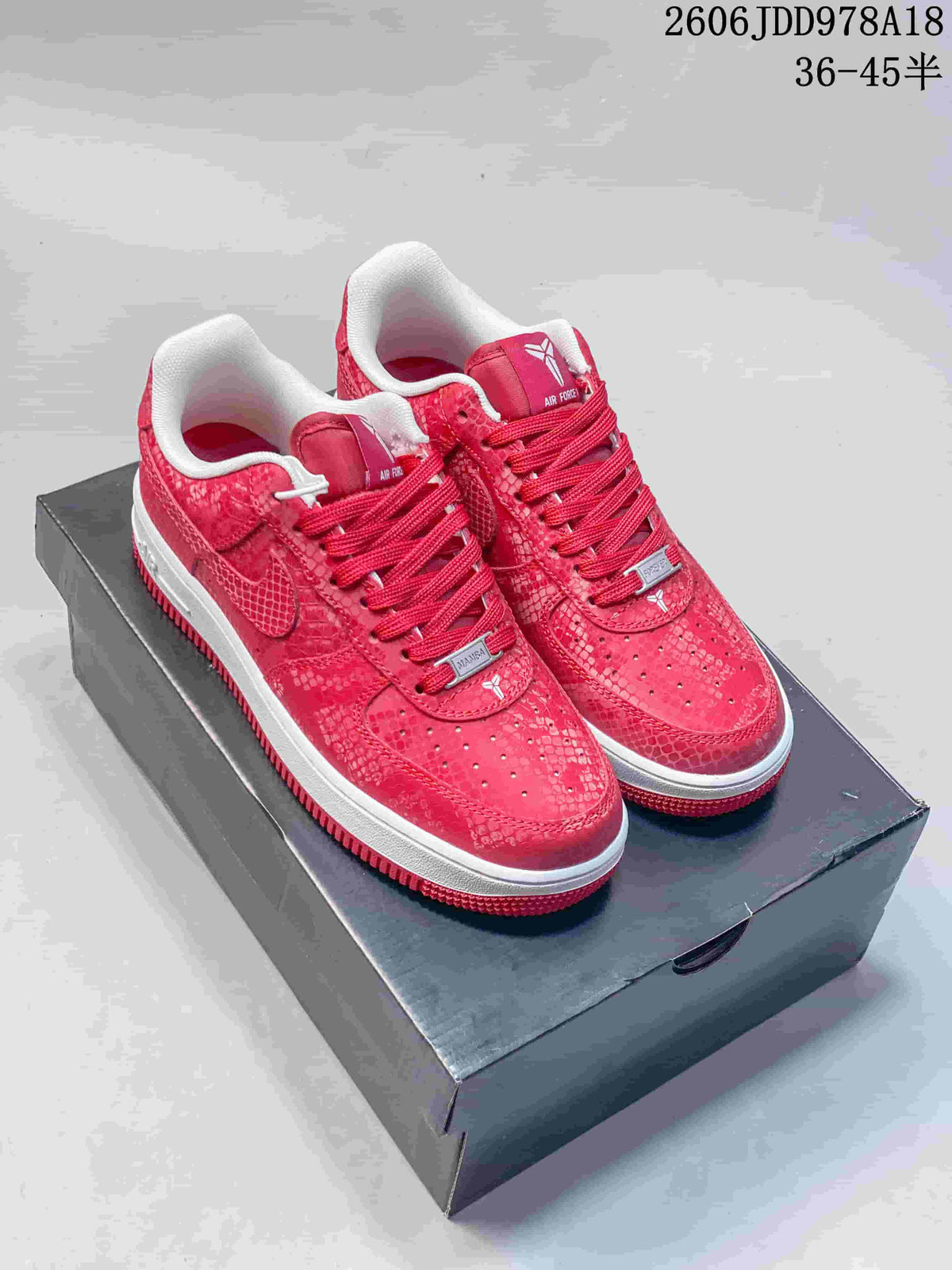 Nike Air Force 1 Low Snakeskin-Pattern Sneakers