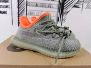 Yeezy 350 V2 Kids' Sneakers in Gray and Orange