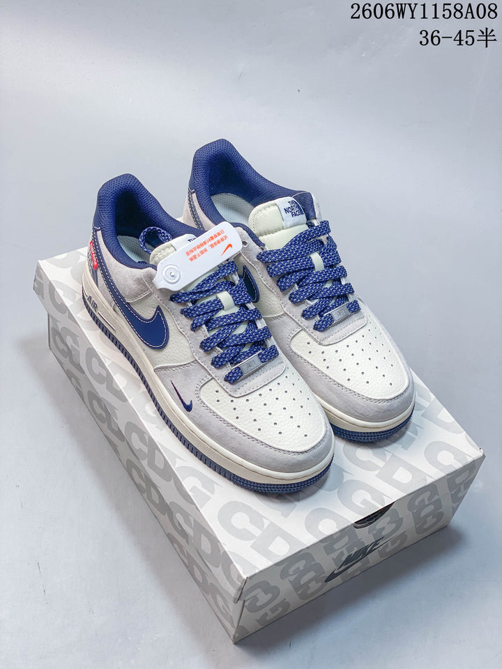 Nike Air Force 1 ’07 Low Stüssy Nebula Grey Sneakers