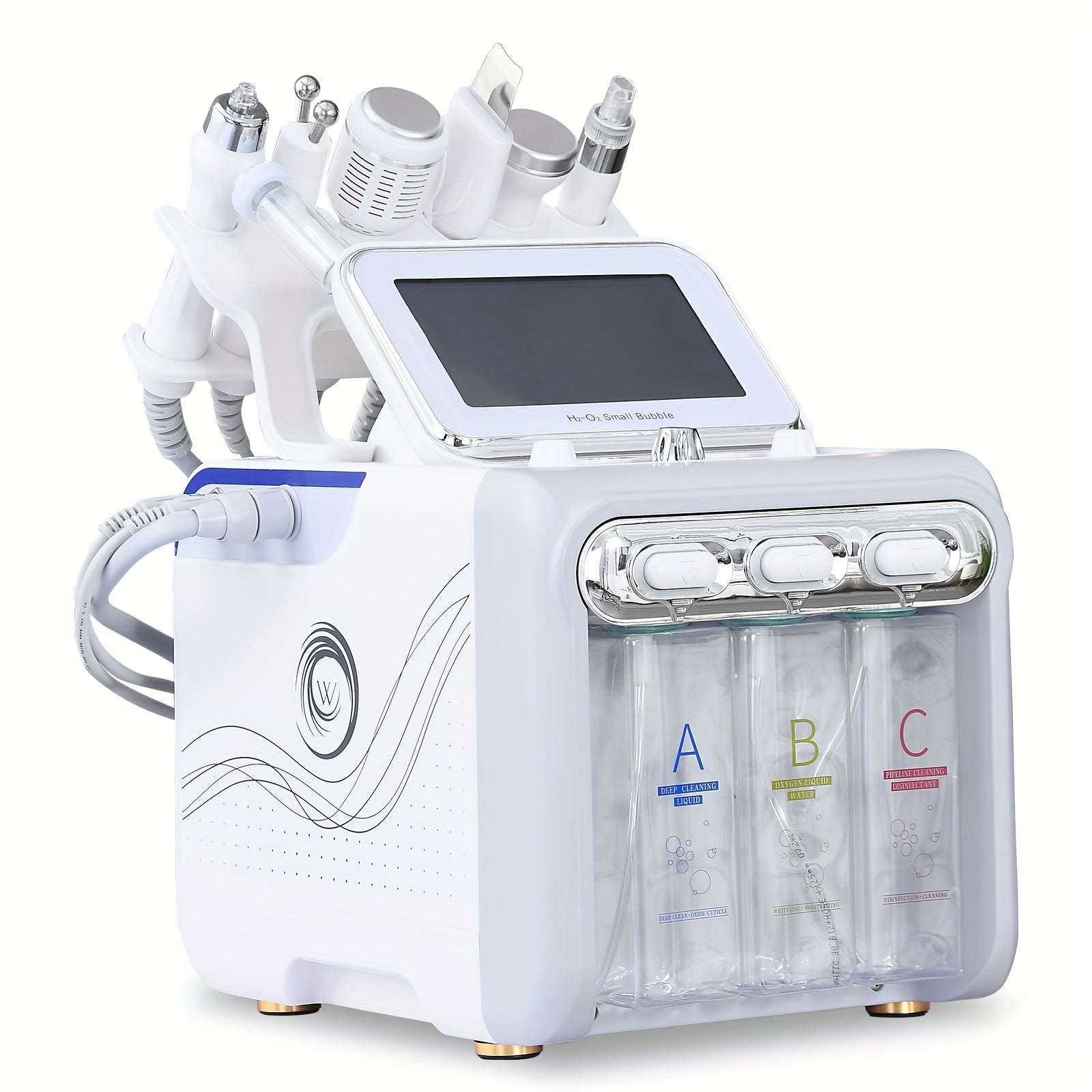 6 In 1 Hydrogen Oxygen Facial Bubble Beauty Skin Cleaning Machine 6 In 1 Face Facial Machine
