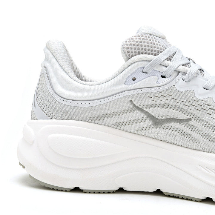 HOKA Bondi 9 Silver White Running Shoes 1162012-SDSTS