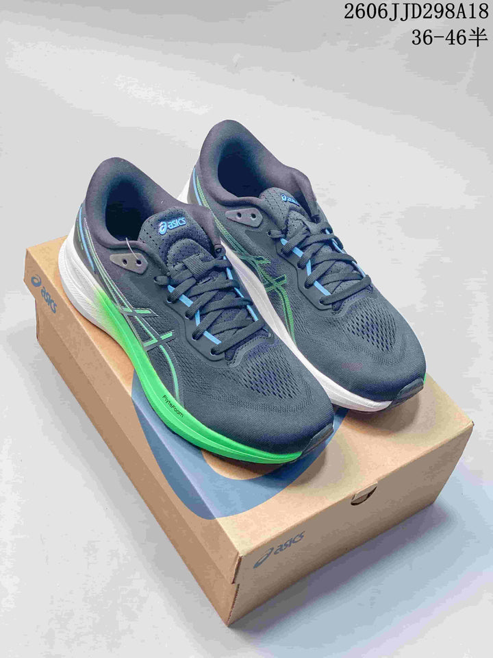 ASICS GT-1000 13 PARIS Running Shoes, Navy Green, 1011B952-750