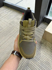On Cloudhorizon Hiking Sneakers in Olive Green