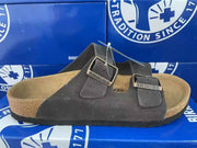 Birkenstock Arizona Suede Two-Strap Sandals