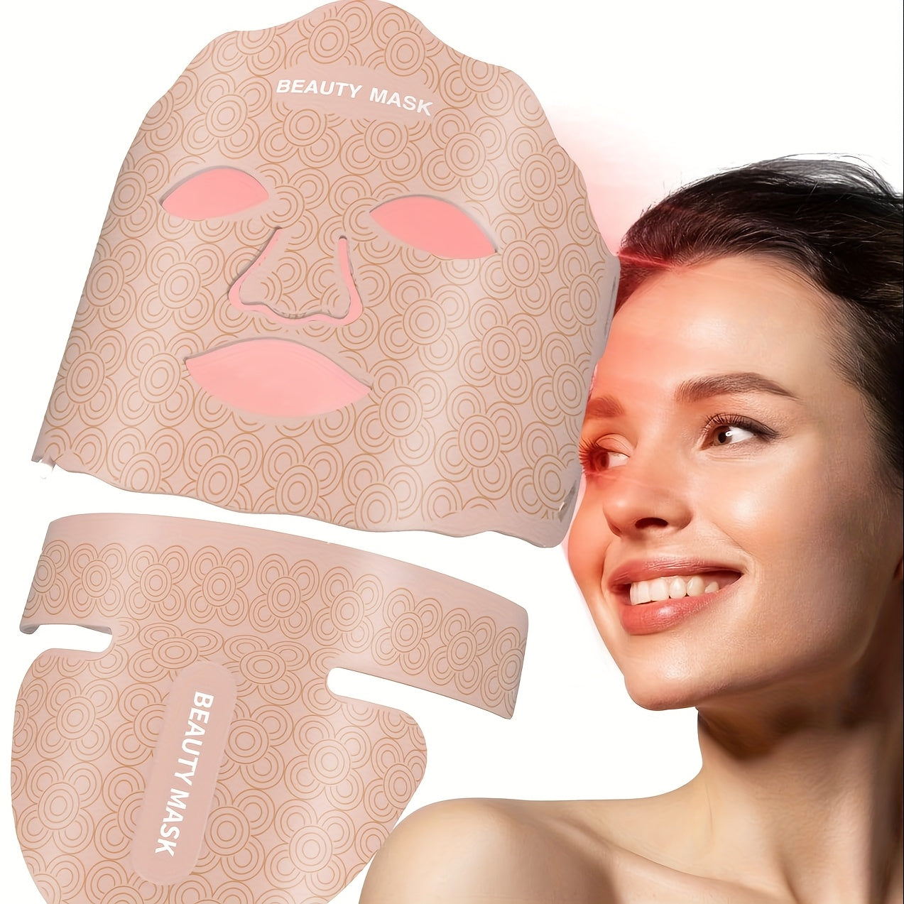 LED Beauty Mask for Home Use, Typically 10\u002F15\u002F20 Minutes, Convenient and Portable, USB, Best Choice for Mom and Girlfriend