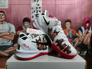 Nike Basketball Sneakers White Black Red
