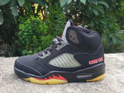 Jordan 5 GORE-TEX High-Top Sneakers, Black and Yellow