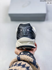 ASICS GEL-KAYANO 14 White and Black Sneakers