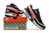 Nike Air Max Black and Coral Sneakers