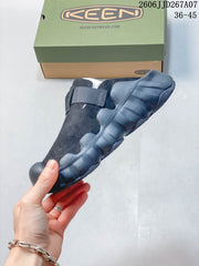 KEEN Hyperport Clog Leather Closed-Toe Sandals, Navy