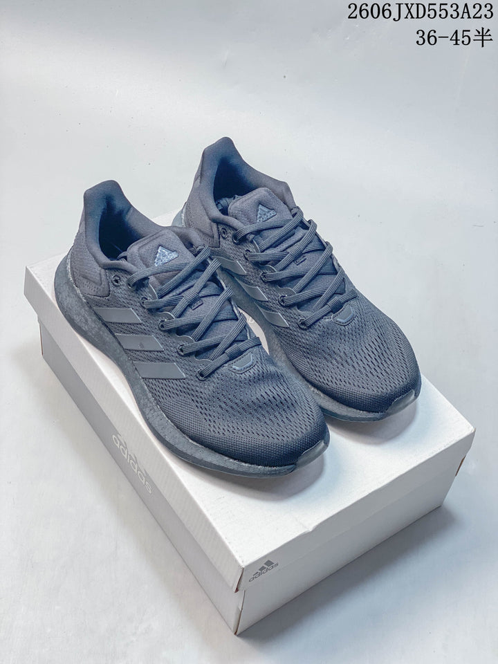 Adidas PureBoost 21 Running Shoes in Charcoal