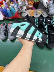 Nike Black and Green High-Top Sneakers