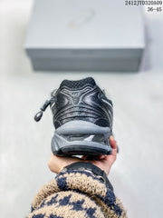 ASICS GEL-KAYANO 14 Trail-Style Sneakers, Charcoal Silver