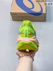 ASICS Megablast Running Shoes – Neon Yellow and Pink