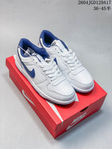 Nike Big Low Men's Low-Top Sneakers White Blue 355152-04