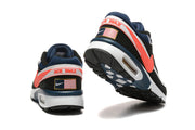 Nike Air Max Black and Coral Sneakers